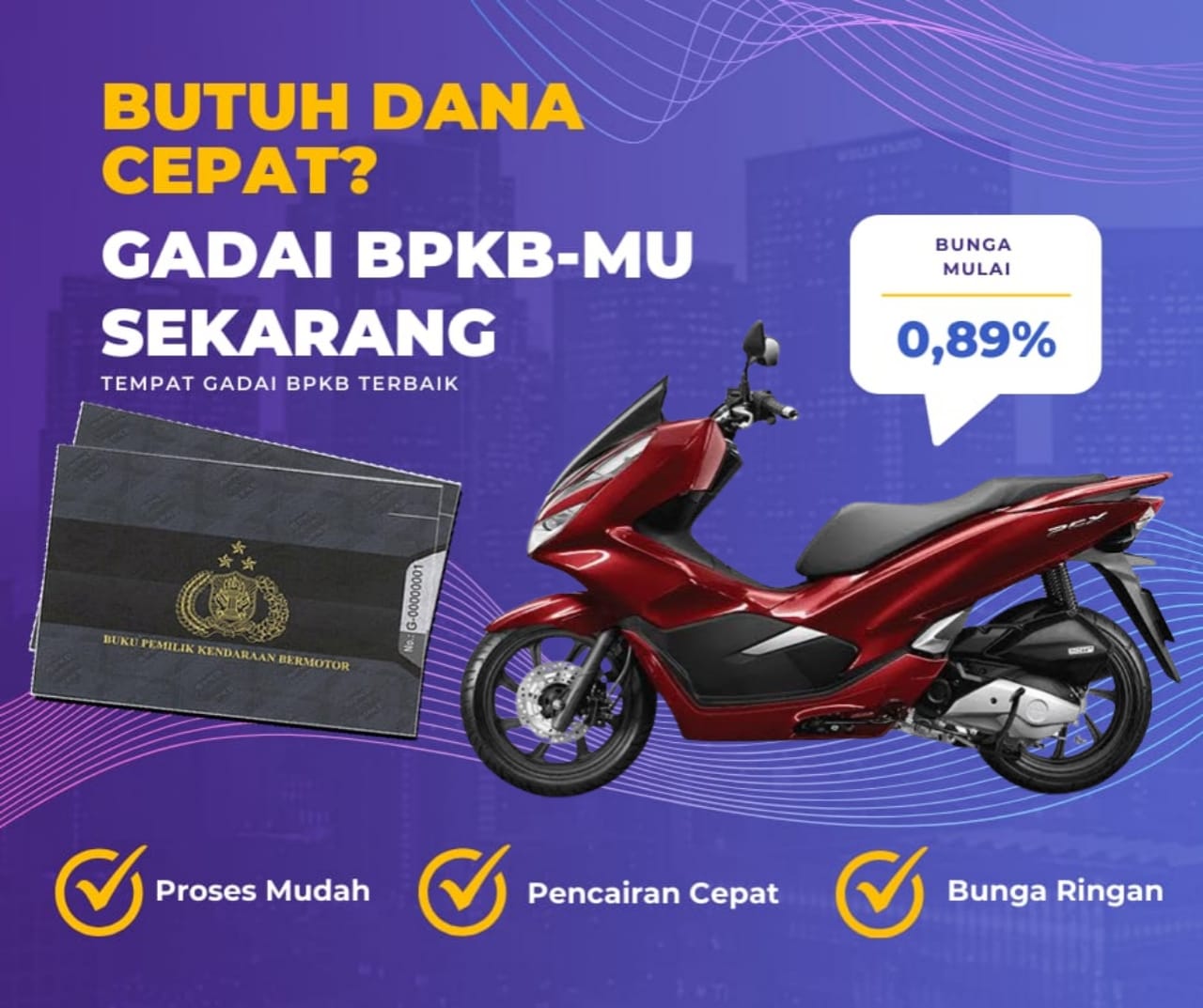 Kredit Jaminan Bpkb Motor Honda Pcx 160 Dapat Dana Berapa? Seperti Ini Simulasinya